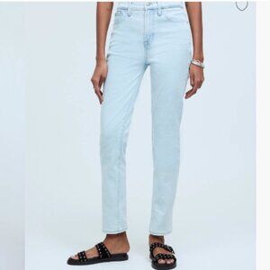 The Perfect Vintage Straight Madewell Jeans Light Wash